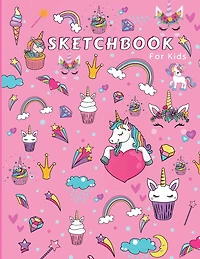 Sketchbook For Kids: Large (8.5X11''), Blank Paper Sketchbook for Kids, 100 pages. Perfect for Drawing, Writing, Sketching, and Doodling.