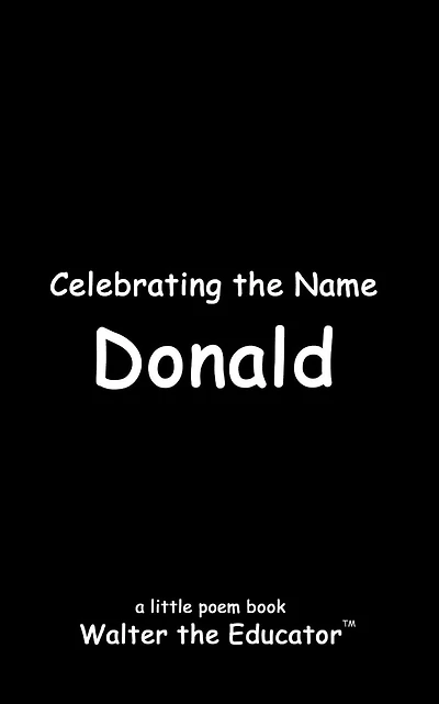 Celebrating the Name Donald