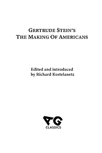 The Making of Americans (Publix Press)