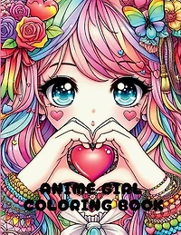 Anime Girl Coloring Book