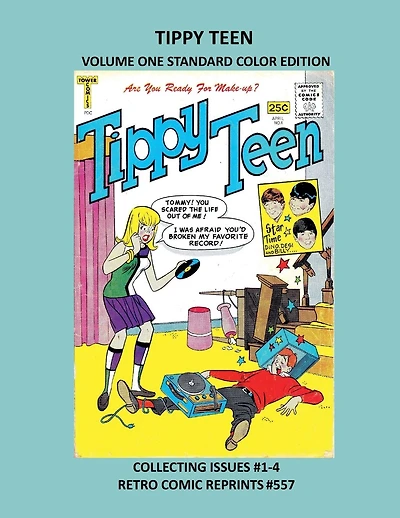 TIPPY TEEN VOLUME ONE STANDARD COLOR EDITION: COLLECTING ISSUES #1-4 RETRO COMIC REPRINTS #557