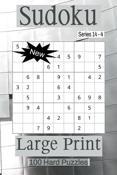 Sudoku Series 14 - Puzzle Book for Adults - Hard - 100 puzzles - Large Print