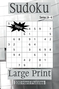 Sudoku Series 14 - Puzzle Book for Adults - Hard - 100 puzzles - Large Print