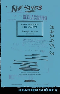 Simple Sabotage Field Manual