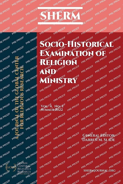 SHERM Journal Vol. 4, No. 1: A Journal of the Global Center for Religious Research