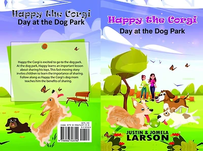 Happy the Corgi Day at Dog park: Park