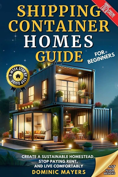 Shipping Container Homes Guide For Beginners: Create A Sustainable Homestead, Stop Paying Rent & Live Comfortably