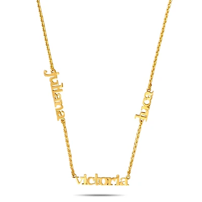 CUSTOM THREE NAME CHAIN