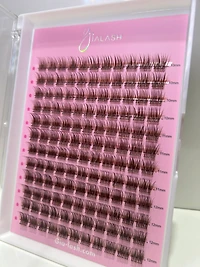 Classic Glam BROWN Tray 140 Clusters (Size 10mm-12mm)