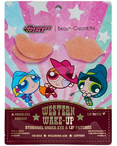 Western Wake-Up" Hydrogel Undereye & Lip Patches