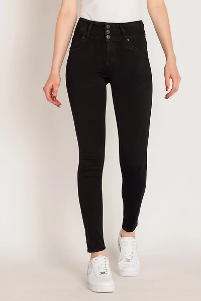 WallFlower Noir Wash InstaSoft Sassy Skinny High-Rise Jegging