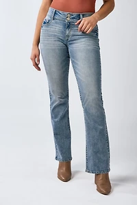 WallFlower InstaStretch Grace Wash Luscious Curvy Bootcut Jean