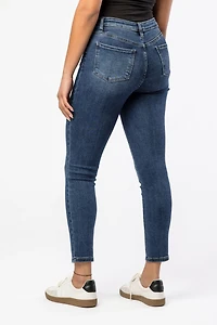 Tattoo Dark Wash High-Rise Skinny Jean
