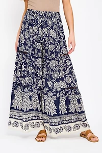 Crochet Floral Wide-Leg Pant
