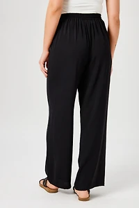 Airflow Wide-Leg Pants with Rope Belt
