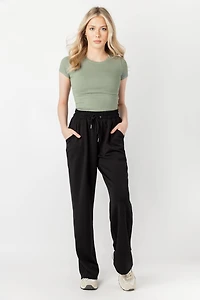 Soft Modal Wide-Leg Pant