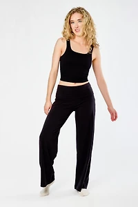 Micro Fleece Fold-Over Waistband Pant