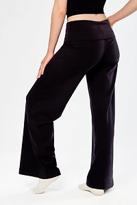 Micro Fleece Fold-Over Waistband Pant