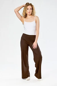 Micro Fleece Fold-Over Waistband Pant