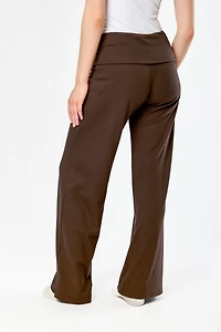 Micro Fleece Fold-Over Waistband Pant