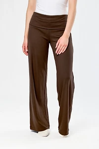 Micro Fleece Fold-Over Waistband Pant