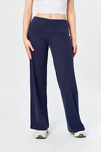 Micro Fleece Fold-Over Waistband Pant
