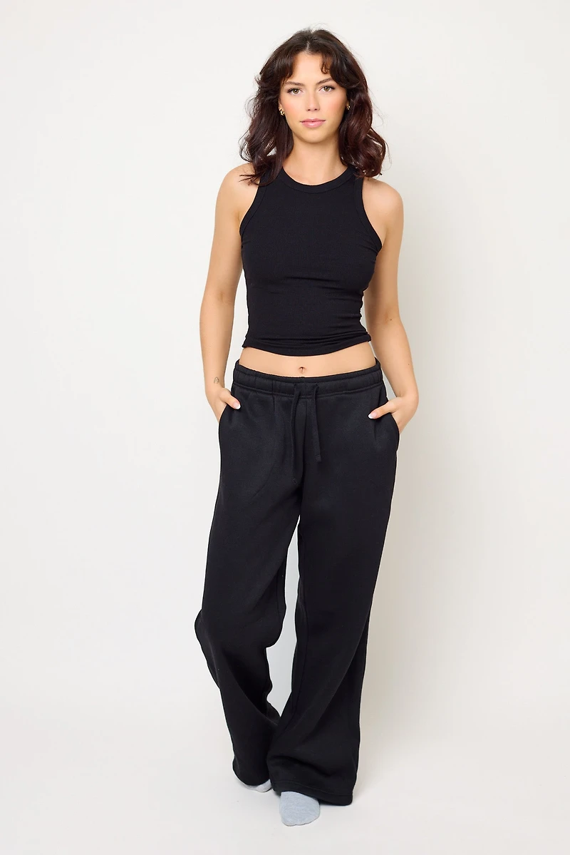 Only Best Fleece Straight Leg Sweatpants