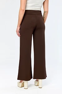 Wide Leg Pants with Short Inseam