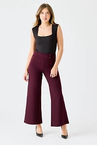 Wide Leg Pants with Short Inseam