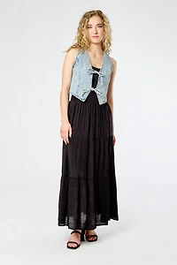 Tiered Maxi Skirt