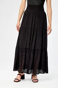 Tiered Maxi Skirt