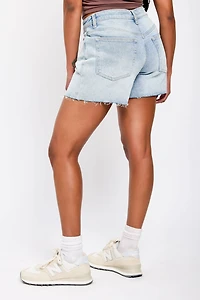 Almost Famous Light-Wash High-Rise Short