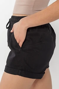 Twill Short with Drawcord