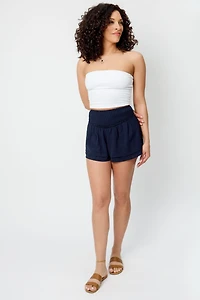 Airflow Swiss Dot Smocked Short