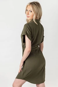 Airflow Shirtdress with Tie-Belt