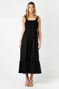 Airflow Maxi Dress with Smocked Top