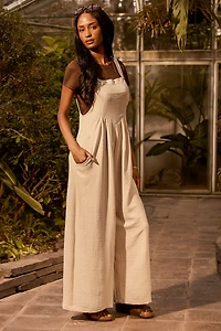 Airflow Wide-Leg Overalls