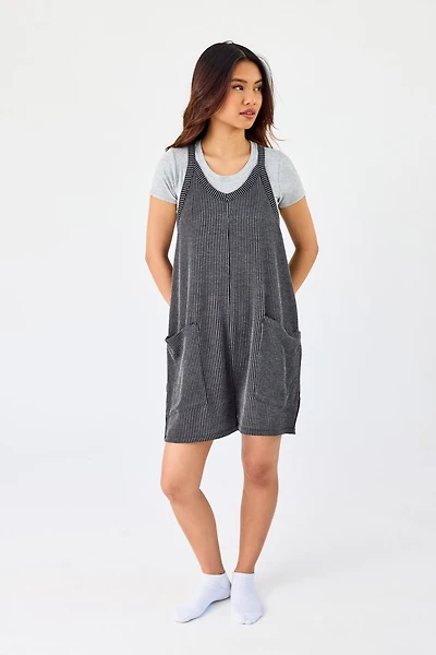 Cozy Rib Shortalls