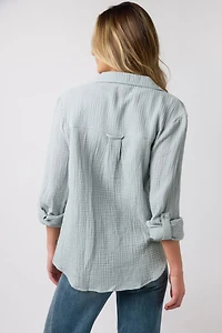 Double Cotton Long Sleeve Shirt