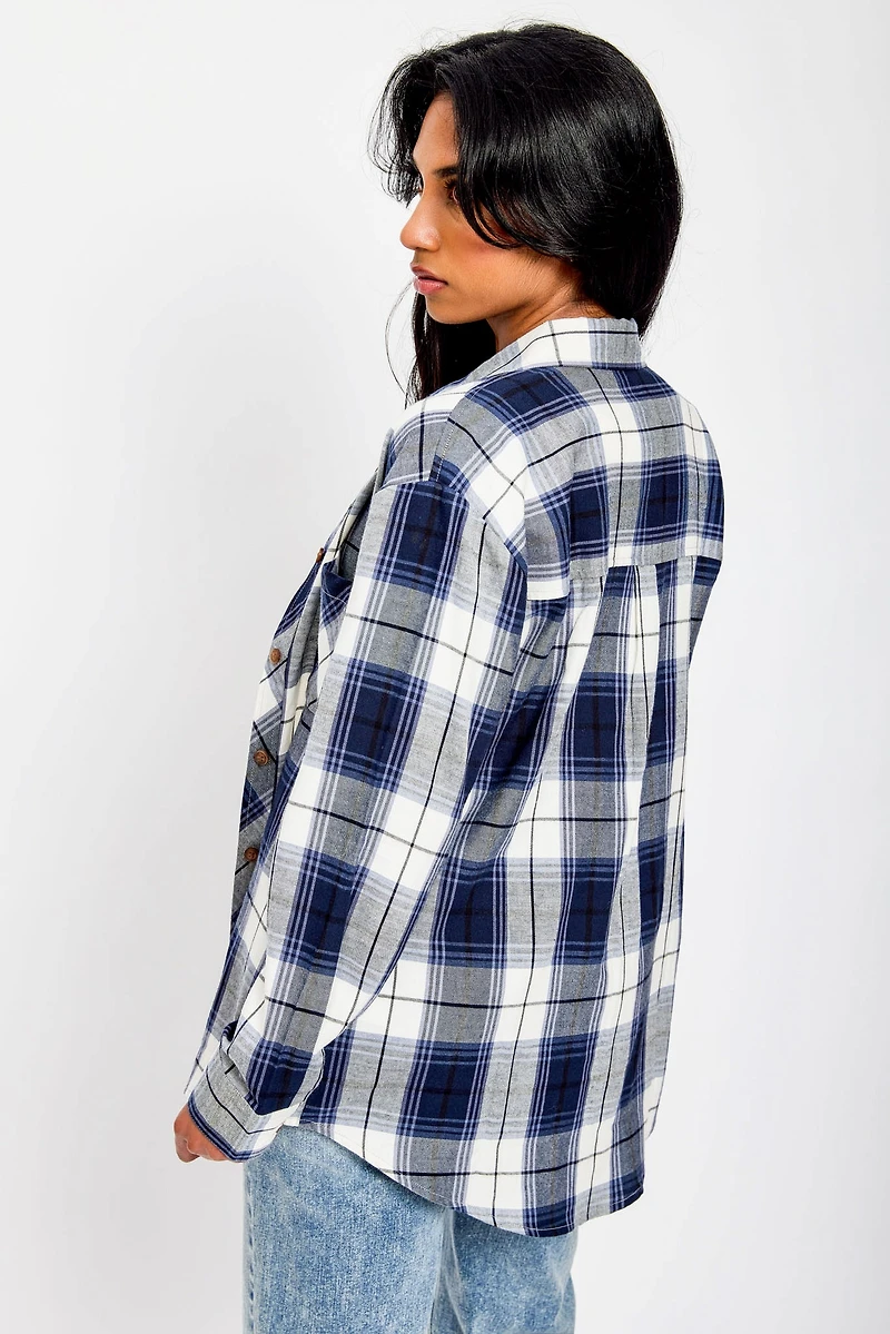 Alexandra Flannel Plaid Shirt