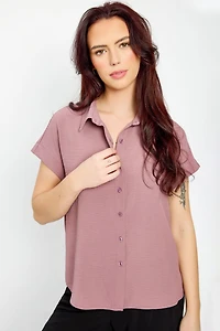 Airflow Short-Sleeve Button-Up Shirt
