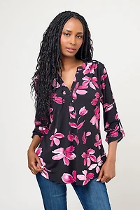 Puff Print Floral ITY Blouse