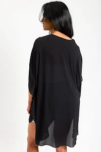 Solid Sheer Kimono