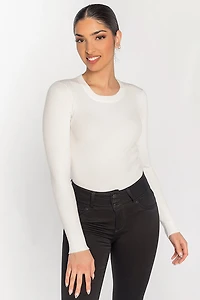 Ribbed Crewneck Long Sleeve