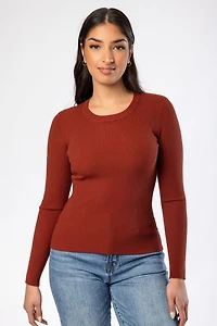 Ribbed Crewneck Long Sleeve