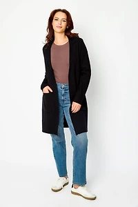 Luxe Knit Sweater Longline Blazer