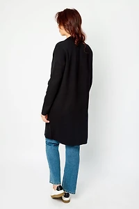Luxe Knit Sweater Longline Blazer