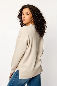 V-Neck Long Sleeve Cardigan