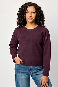Long-Sleeve Crew-Neck Sweater