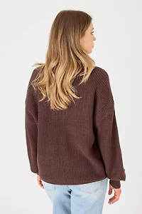 Roll-Neck Long-Sleeve Sweater